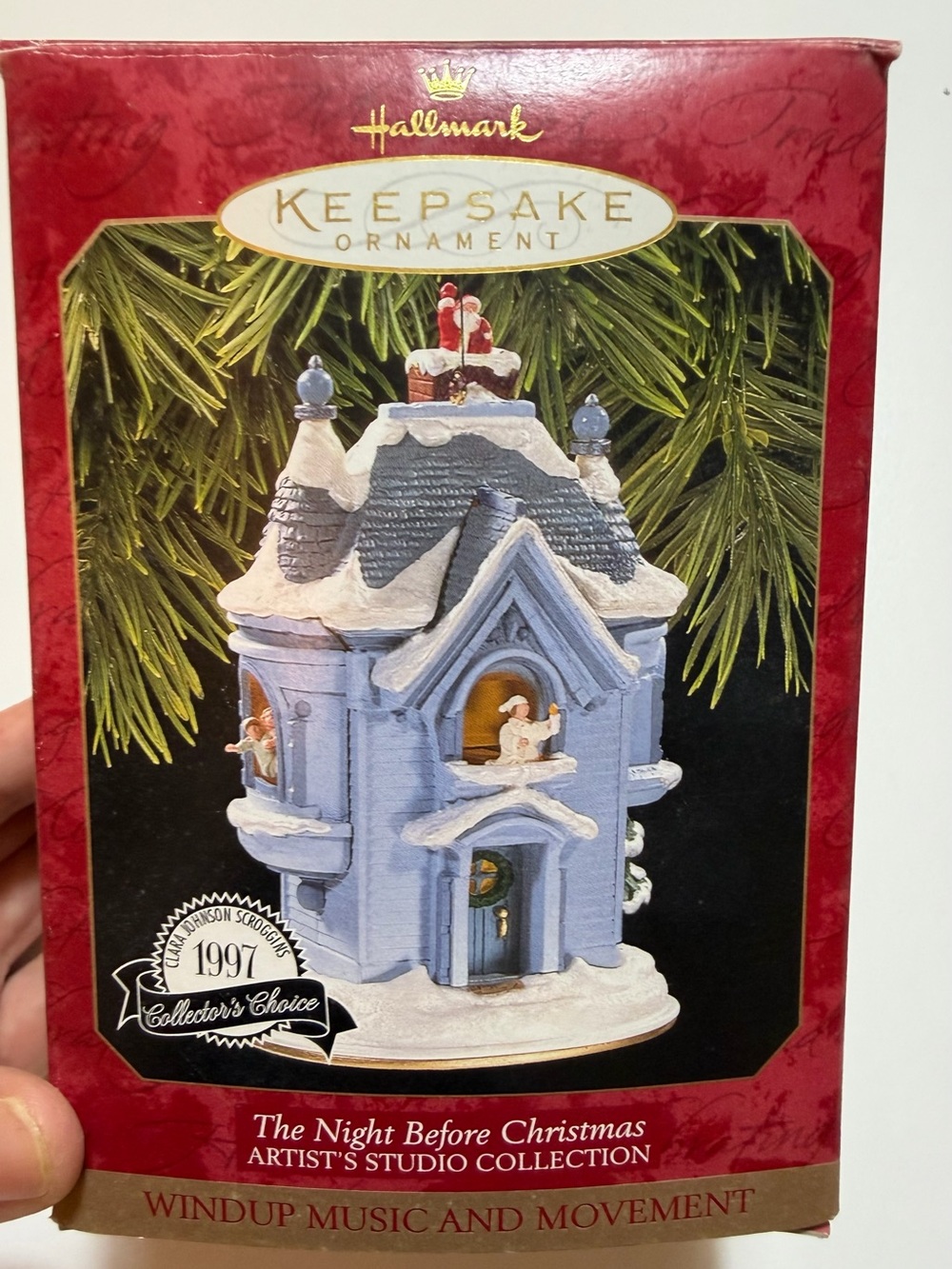 Vitg 1997 Hallmark Keepsake Ornament The Night Before Christmas QX5721